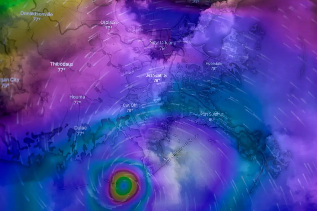 Weather Tomorrow satellite